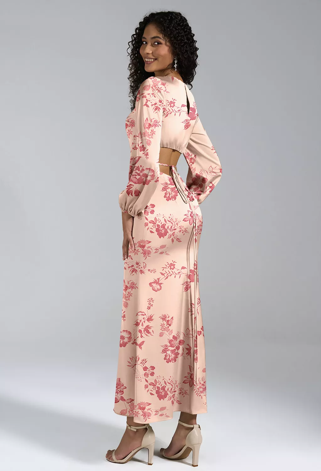 AW Aisha Pink Cherry Blossom  Black Tie Wedding Guest Dresses